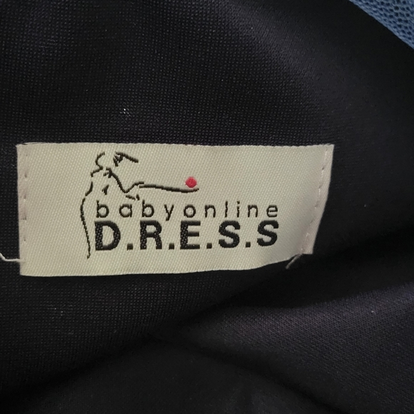 D.R.E.S.S Dresses Navy Blue Gold Dress Size 24 Dress Poshmark